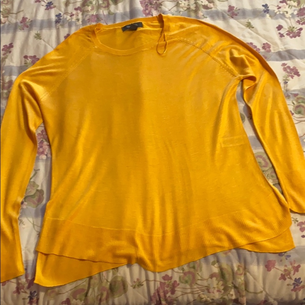 Long sleeve yellow shirt